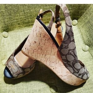 Coach Wedge Shoes / Great Condition